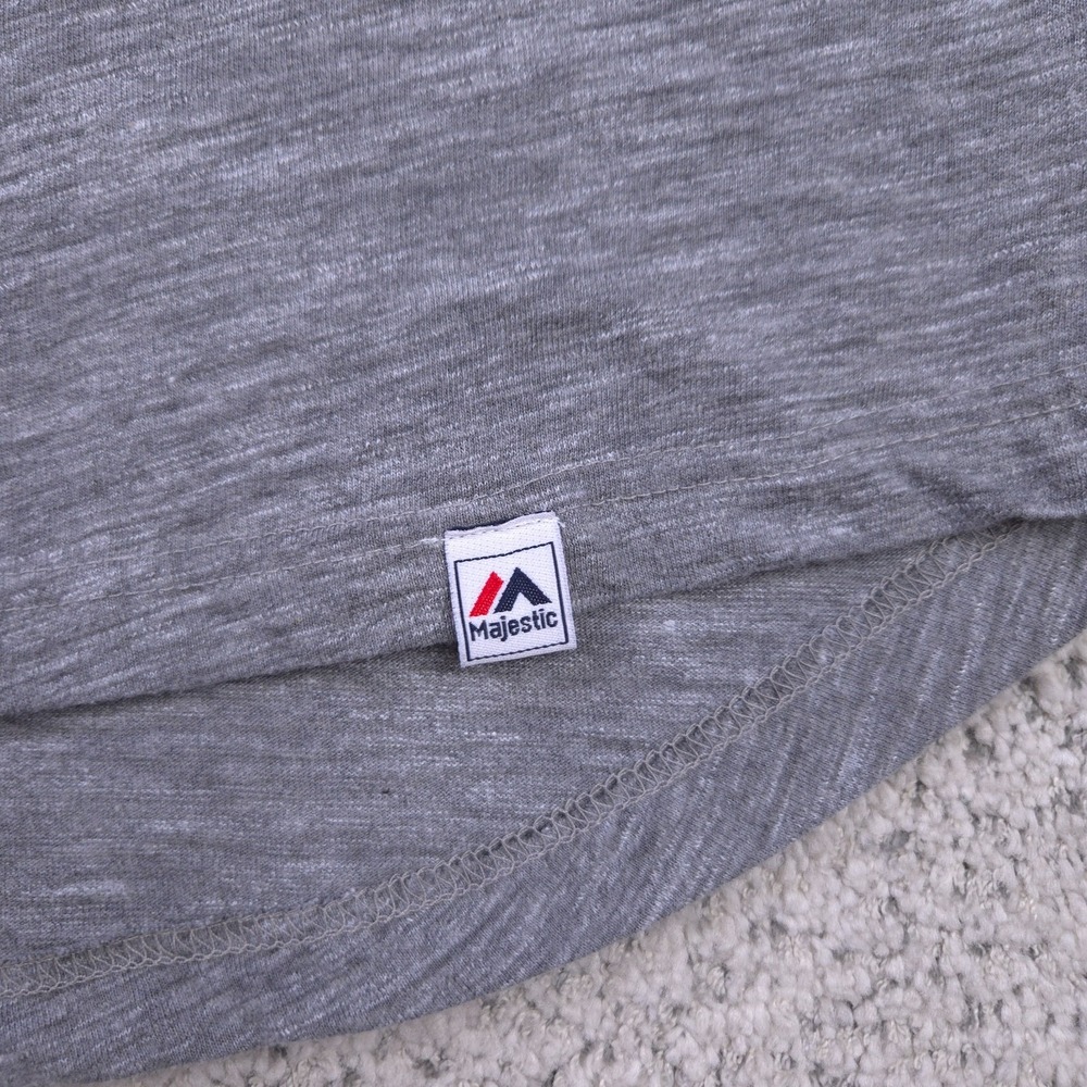 Minnesota Twins Shirt Mens 2XLT Raglan Baseball Tee Majestic Twin Cities Logo - Picture 4 of 8